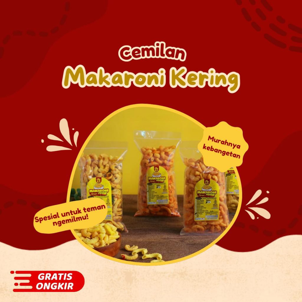 

Makaroni Cetar/Makaroni Kriuk/Cemilan Kekinian/Makaroni Kriuk by Nyonya Cetar