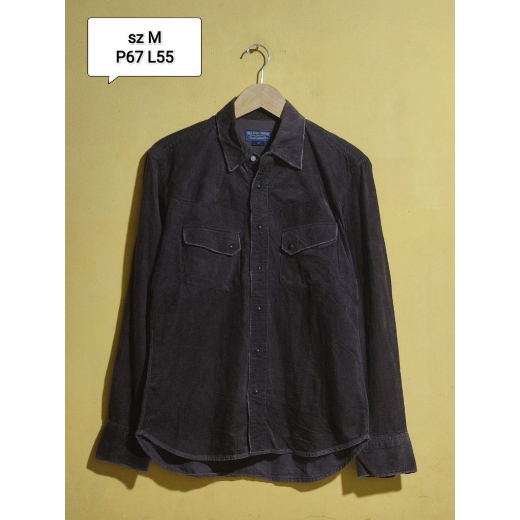 kemeja corduroy polo ralph lauren