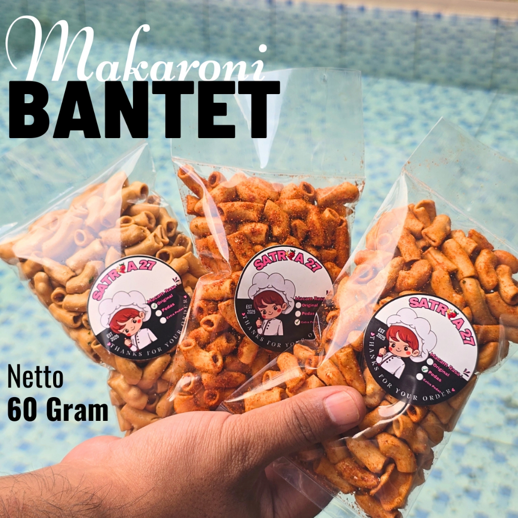 

MAKARONI BANTET 60 GRAM TASIKMALAYA GURIH EXTRA PEDAS