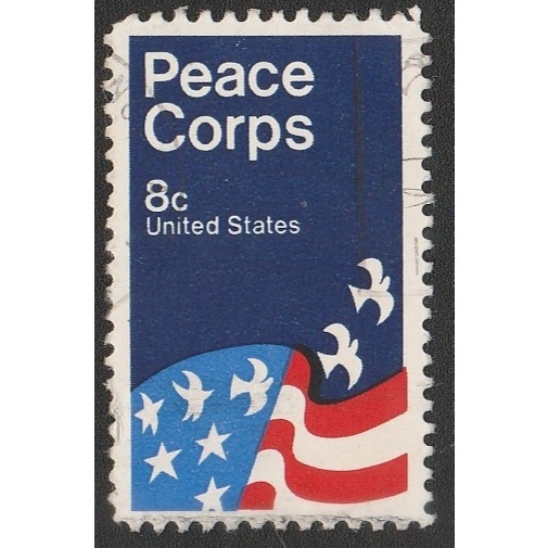

A 10626 SATU BUAH PRANGGKO AMERIKA NOMINAL 8C TEMA PEACE CORPS DENGAN KONDISI SUDAH ADA CAP