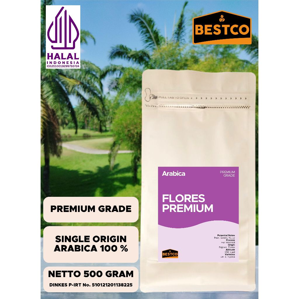 

Kopi Bestco Premium Arabica Flores 500 gr