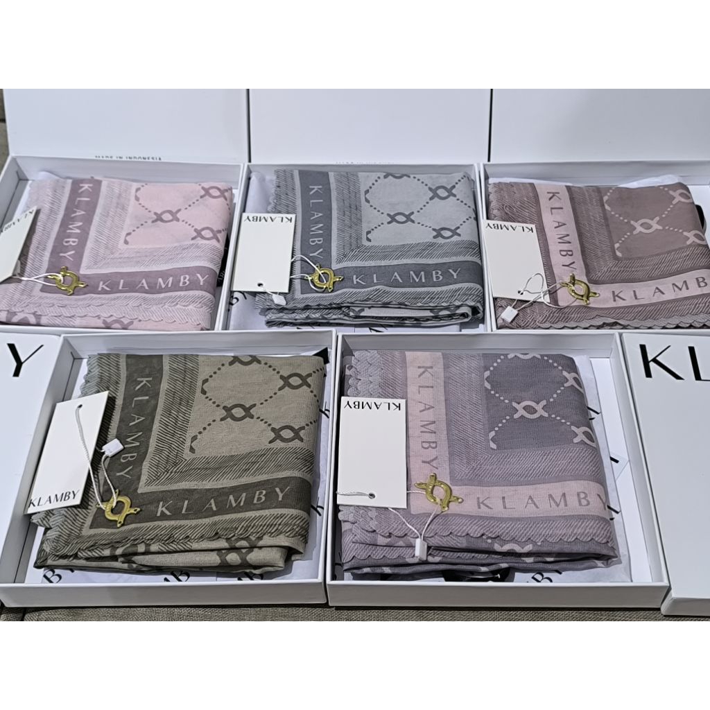 MONOGRAM SCARF KLAMBY (new)