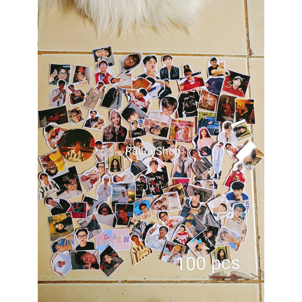 

100 pcs Stiker Kori glossy Anti air