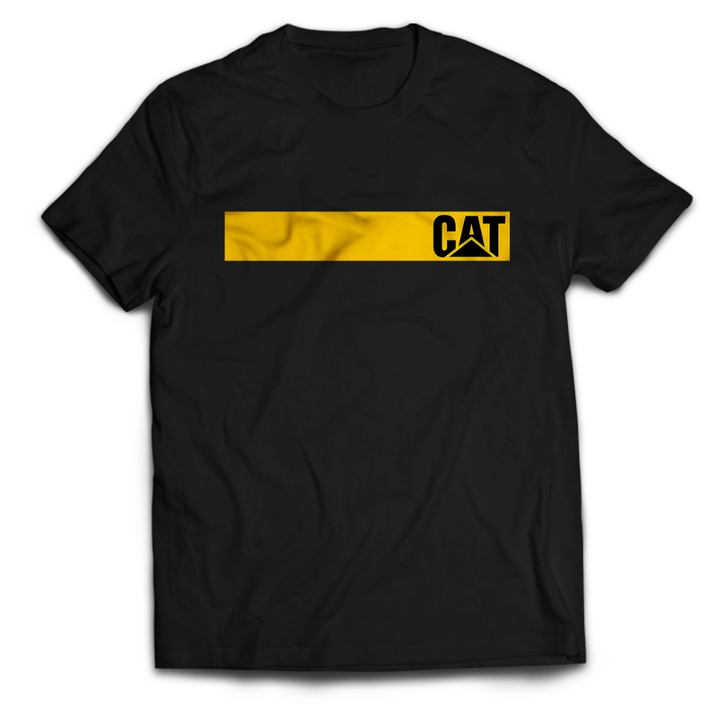 Kaos Pria CATERPILLAR LINE Operator Forklift Dewasa Baju Atasan Unisex PakeKaos
