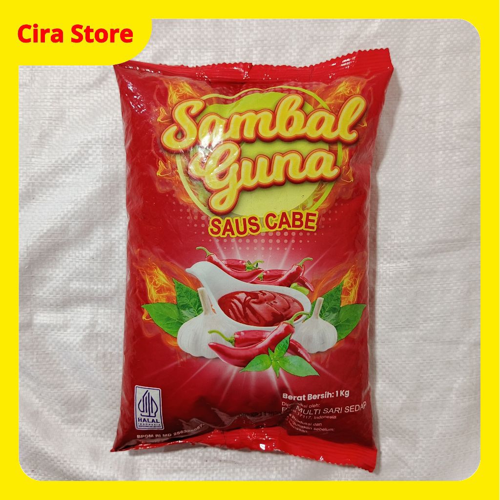 

Sambal Guna Saos Cabe 1kg Bantal