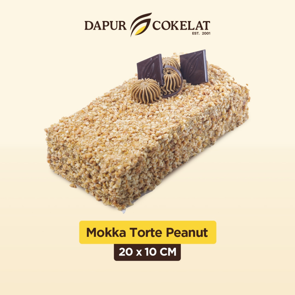 

DAPUR COKELAT - Mokka Torte Nougat Cake 20x10 | Kue Vanila Jadul dengan Paduan Mokka Cream dan Softcake yang Bikin Nostalgia