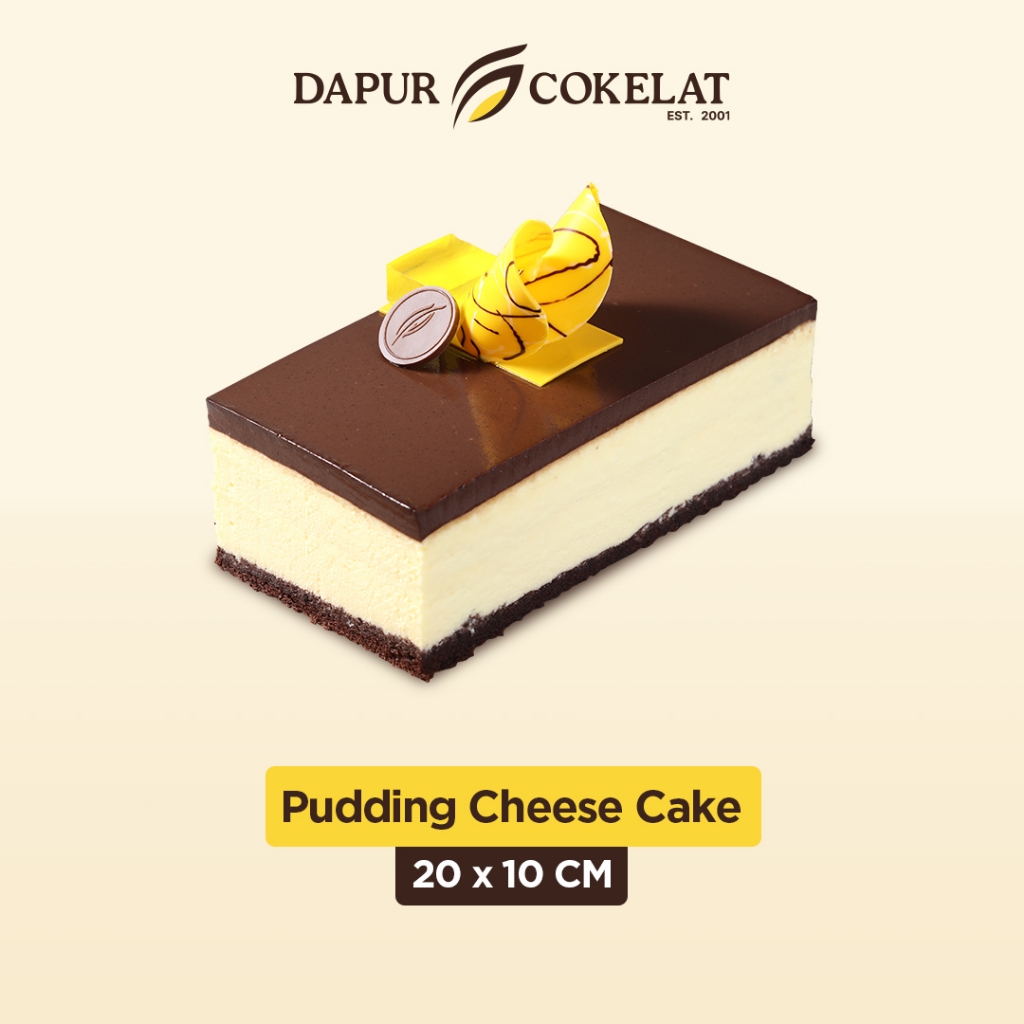 

DAPUR COKELAT - Pudding Cheese Cake 20x10 | Cheese Cake Mix Pudding Cokelat