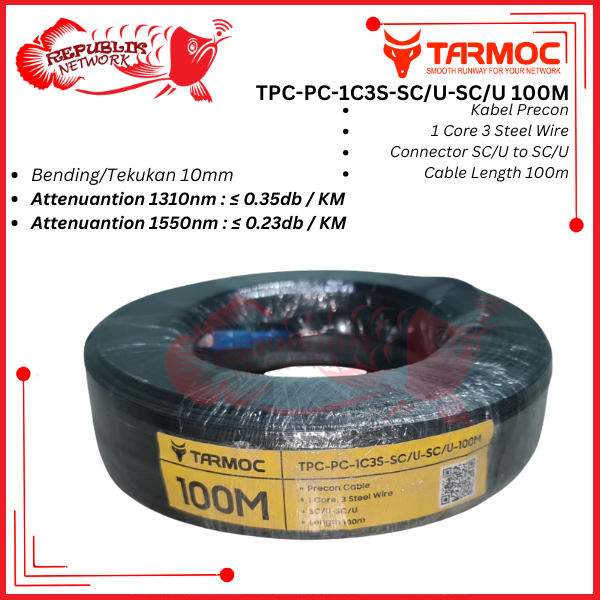 Kabel Precon FO 100|150 Meter SC Preconnectorized Dropcore|Precon 100|150