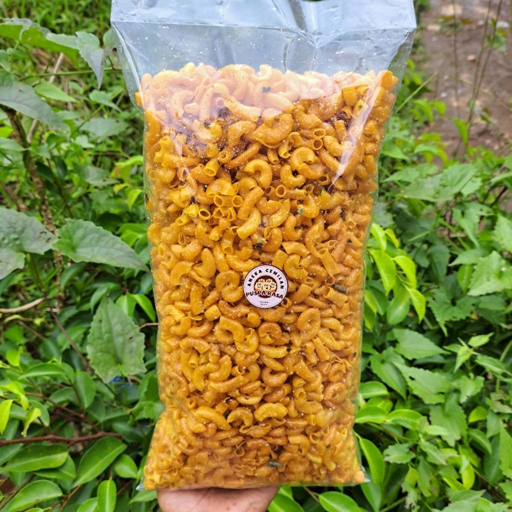 

Makaroni Cikruh 1kg Original Gurih Renyah Extra Daun Jeruk