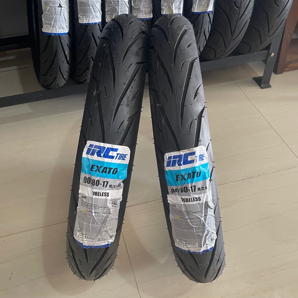 BAN IRC 90/80 - 17 EXATO NR88 RX-01R TUBELESS BAN LUAR MOTOR RING 17
