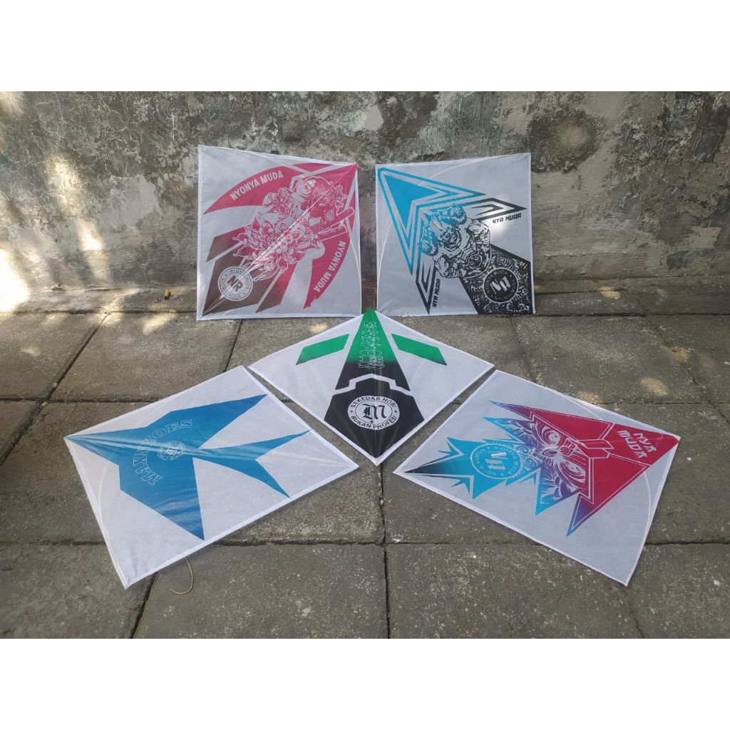 50pcs layangan sukhoi standar