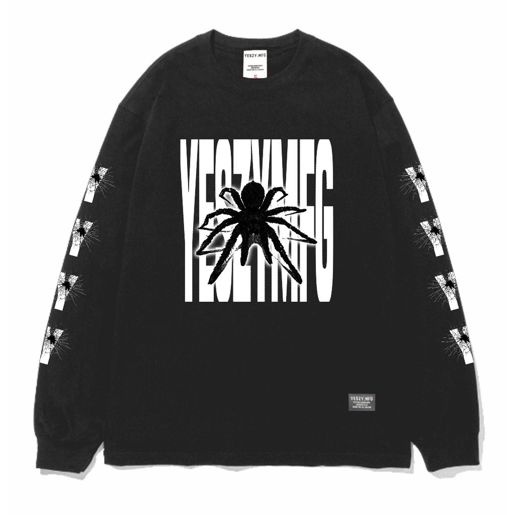 YESZY.MFG Tarantula Black Longsleeve