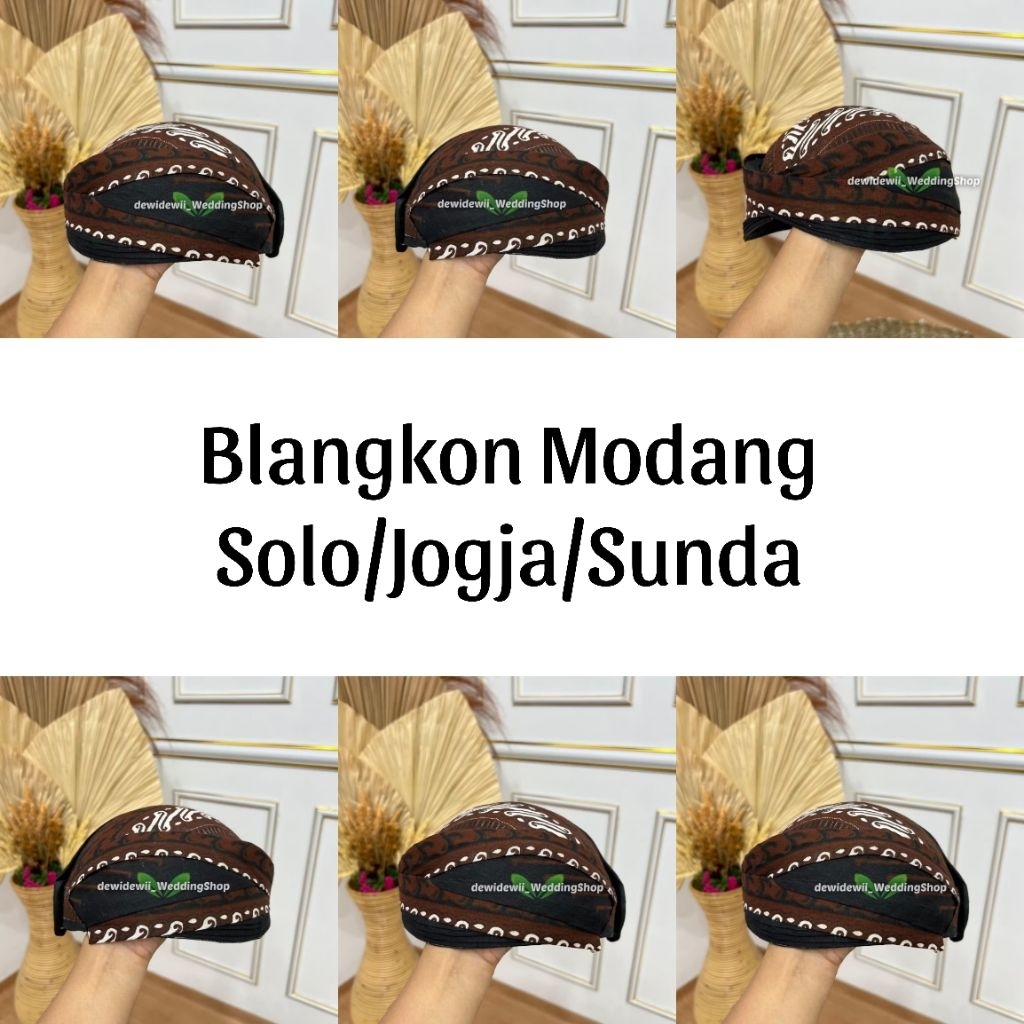 Blangkon  Modang - Solo / Sunda / Jogja | Blangkon Among Tamu, Bs Bsun Bj