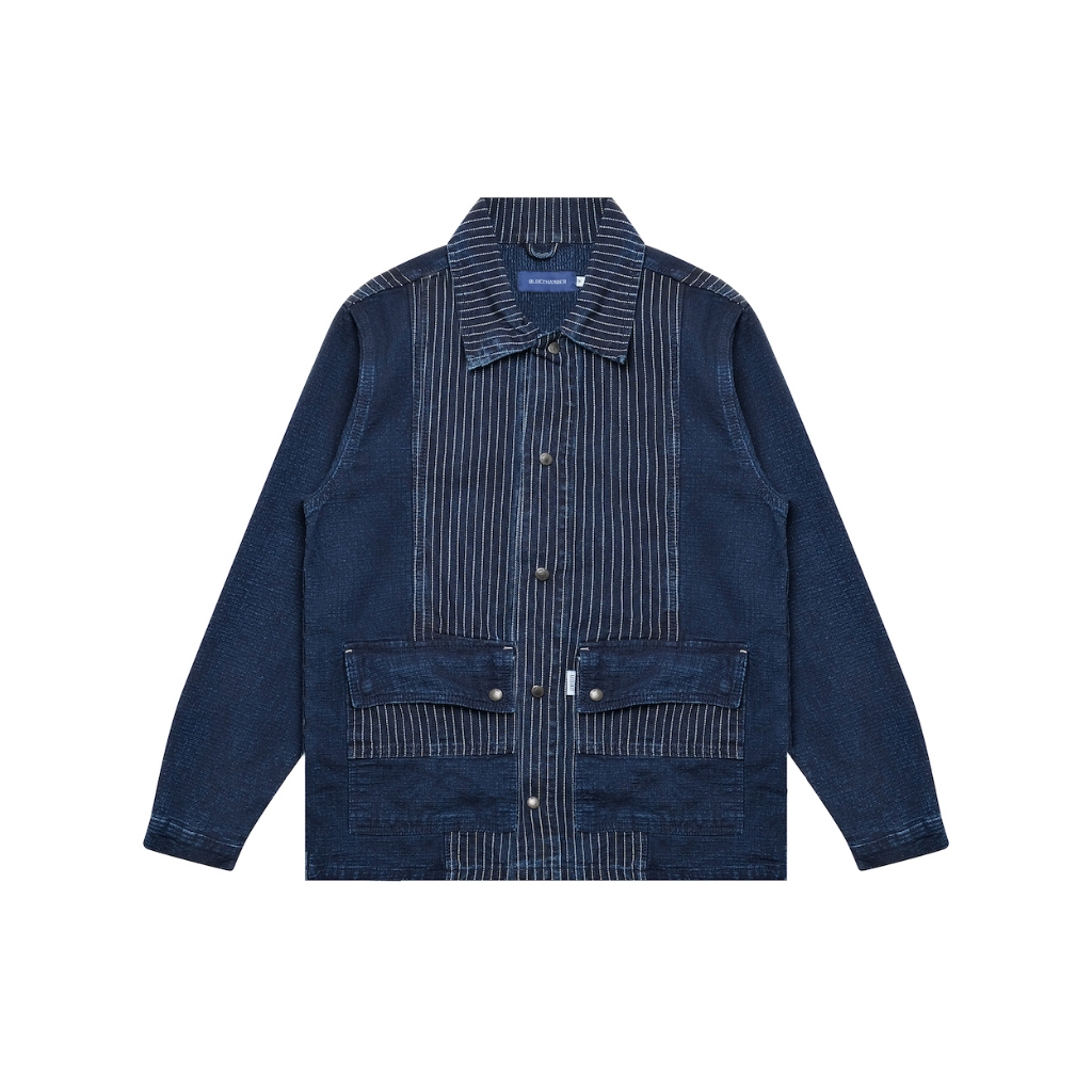 BC Jacket Chore Coat Denim Wabash Waffle Corses