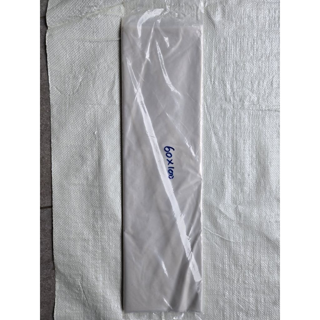 Plastik PE Bola Plastik kantong sampah Bening 60x100 60 x 100 kualitas super