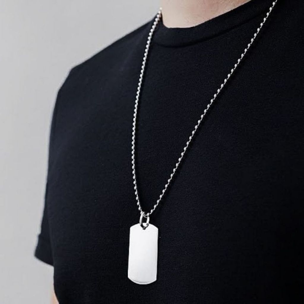 kalung ARMY MILITER full service monel