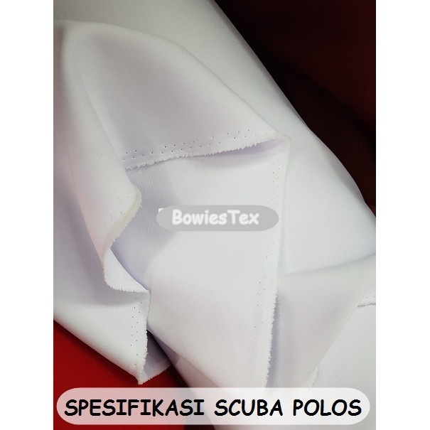 Kain Scuba Polos Bahan Scuba Spandex Stretch Scuba Melar Kilo