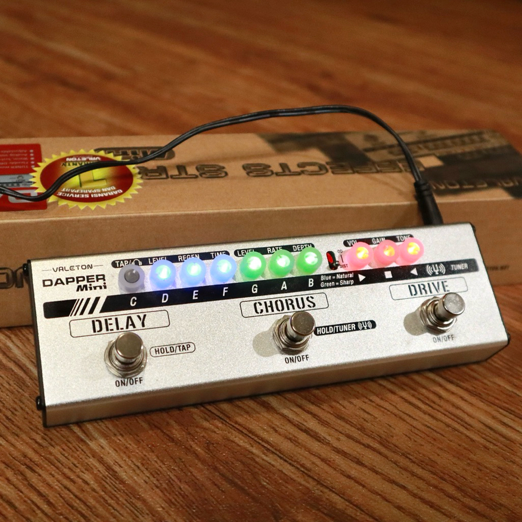 Valeton Dapper Mini Guitar Efek Delay Chorus Overdrive