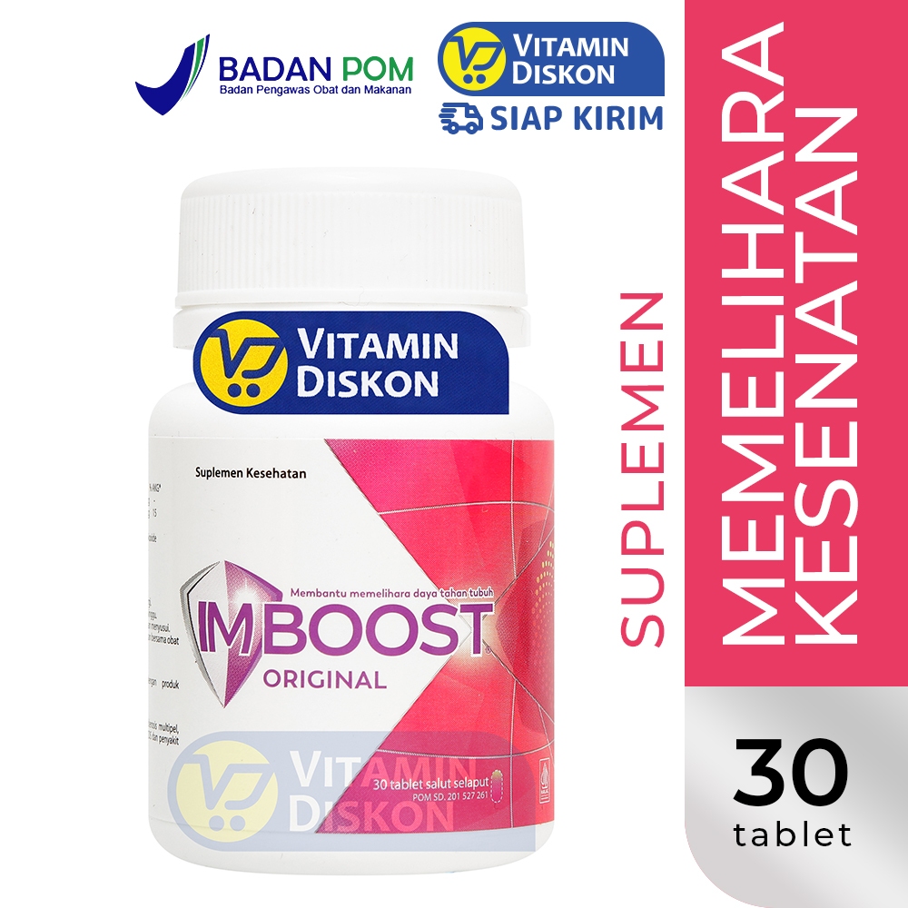 IMBOOST TABLET BOTOL - ISI 30 TABLET | Suplemen Daya Tahan Tubuh