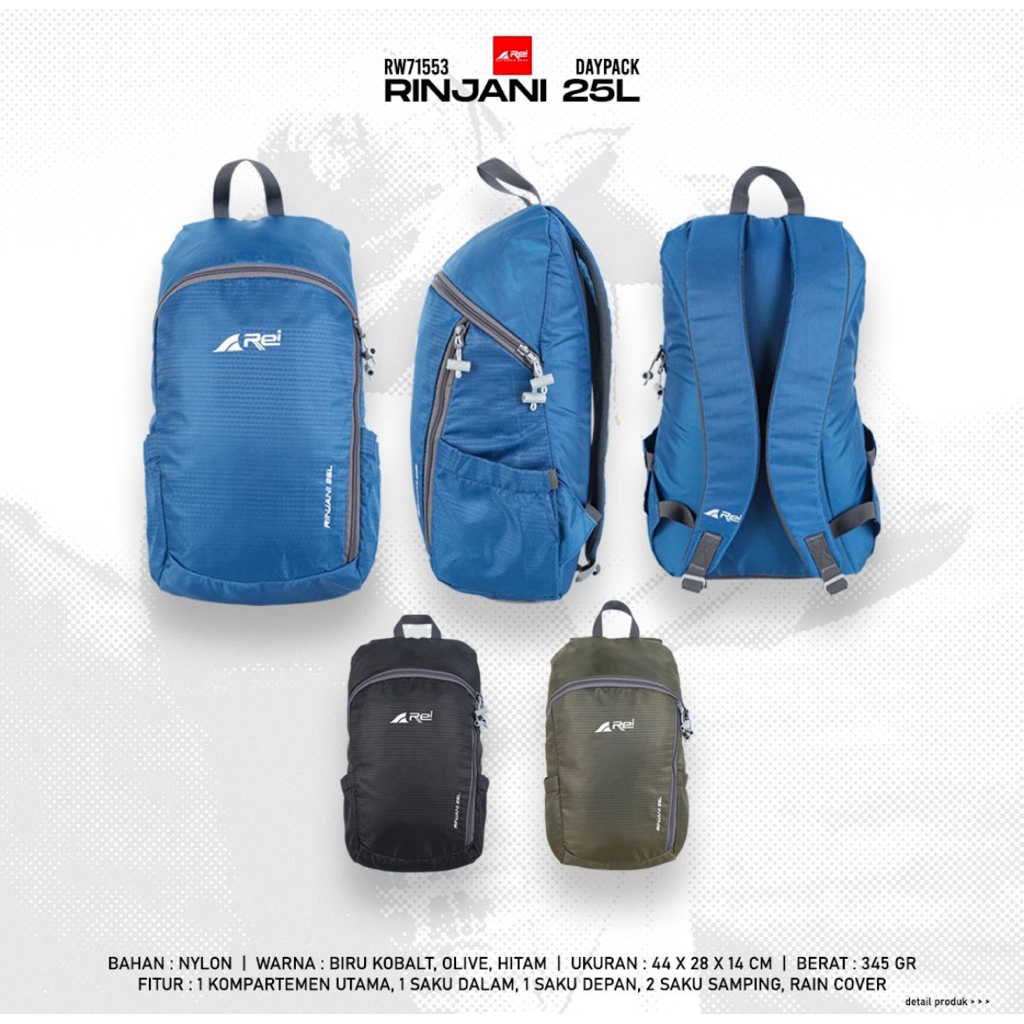 REI TAS RANSEL PUNGGUNG RINJANI 25L
