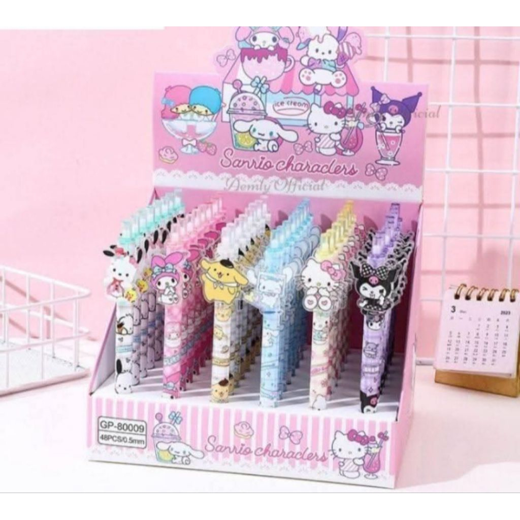 

Pulpen Gel Karakter Sanrio Harga satuan | Bolpen Gel Motif Karakter Sanrio