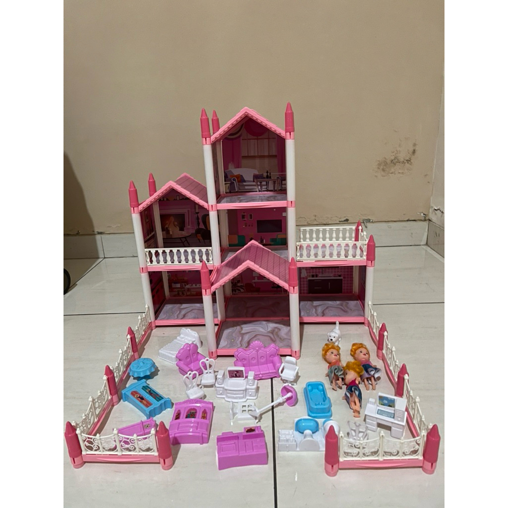 Rumah Barbie Doll House DIY Rumah Boneka Preloved