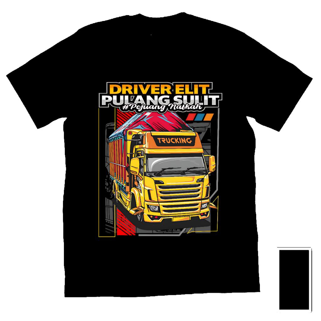 Kaos Baju Tshirt Unisex Anak Cowok Laki Laki Pria Cewek Perempuan Wanita Dewasa Remaja Driver Bos Mu