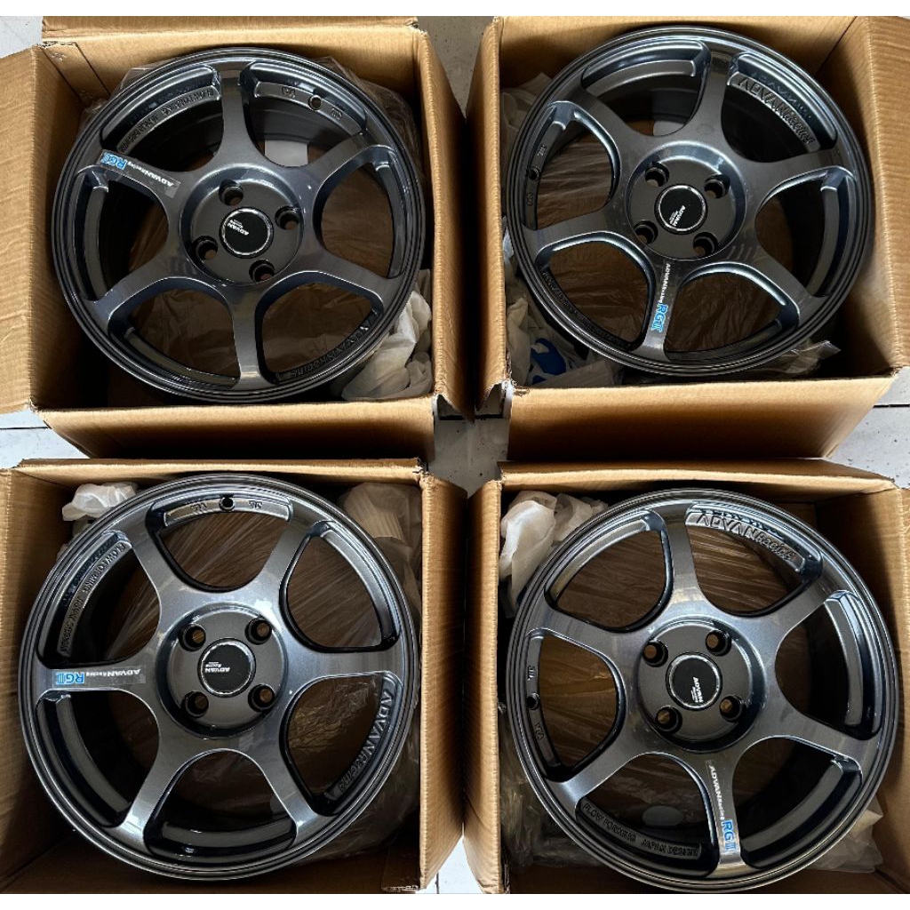 Velg mobil Ring 15//pcd 4x100//Advan Rg
