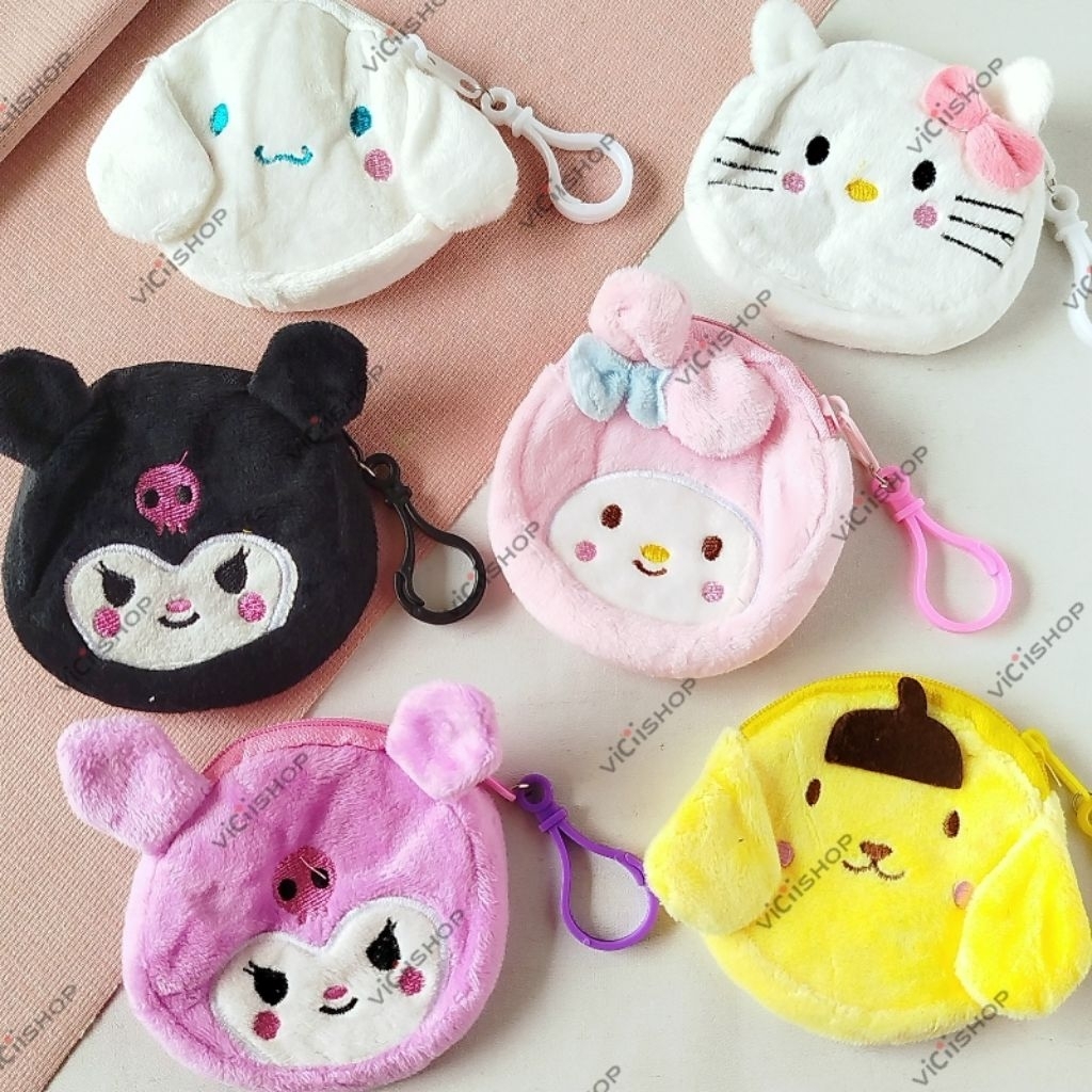 Dompet Koin [ Random ]/Dompet Earphone Karakter Lucu Anak Anak