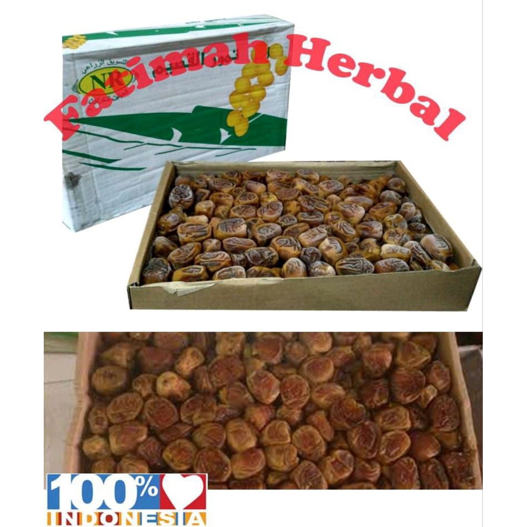 

Kurma Ruthob Sukari Qosim Kurma Raja Asli Saudi/3 Kg