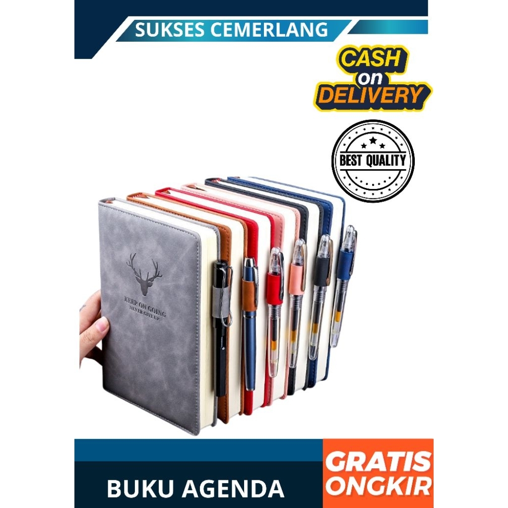 

[1PCS] buku agenda tebal buku kantor tebal buku tulis tebal buku perkantoran buku kantor buku kulit