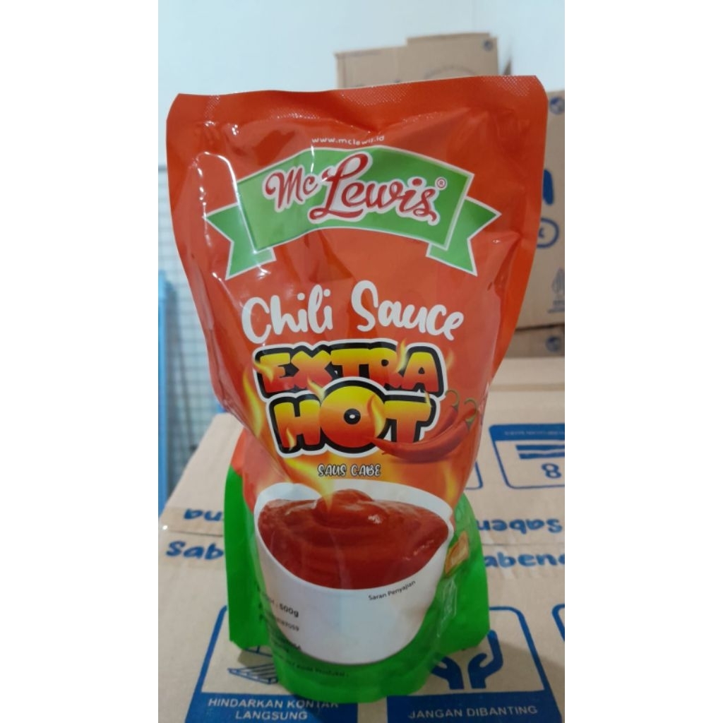 

Mc lewis saus cabai extra hot kemasan 500gr