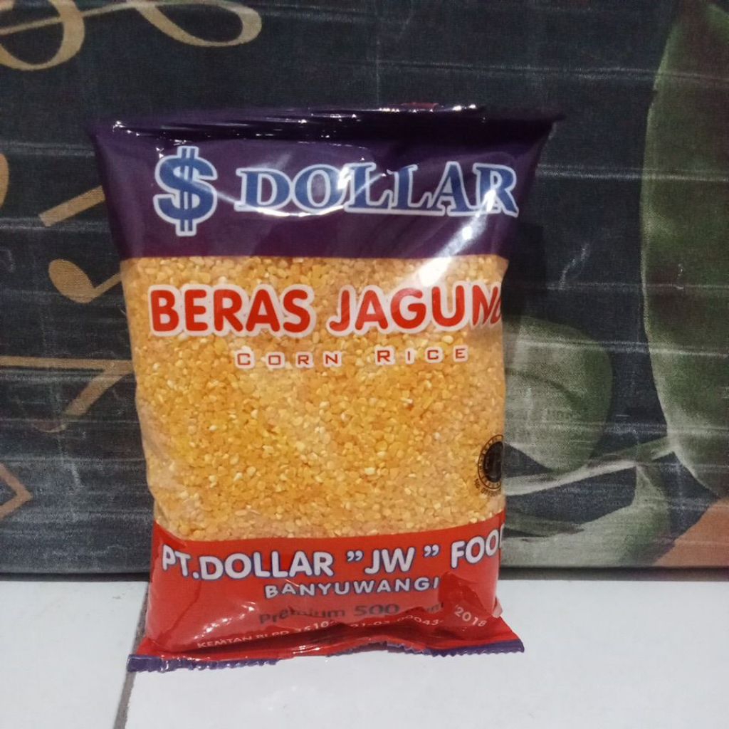 

Beras Jagung Premium Merk DOLLAR 500Gram