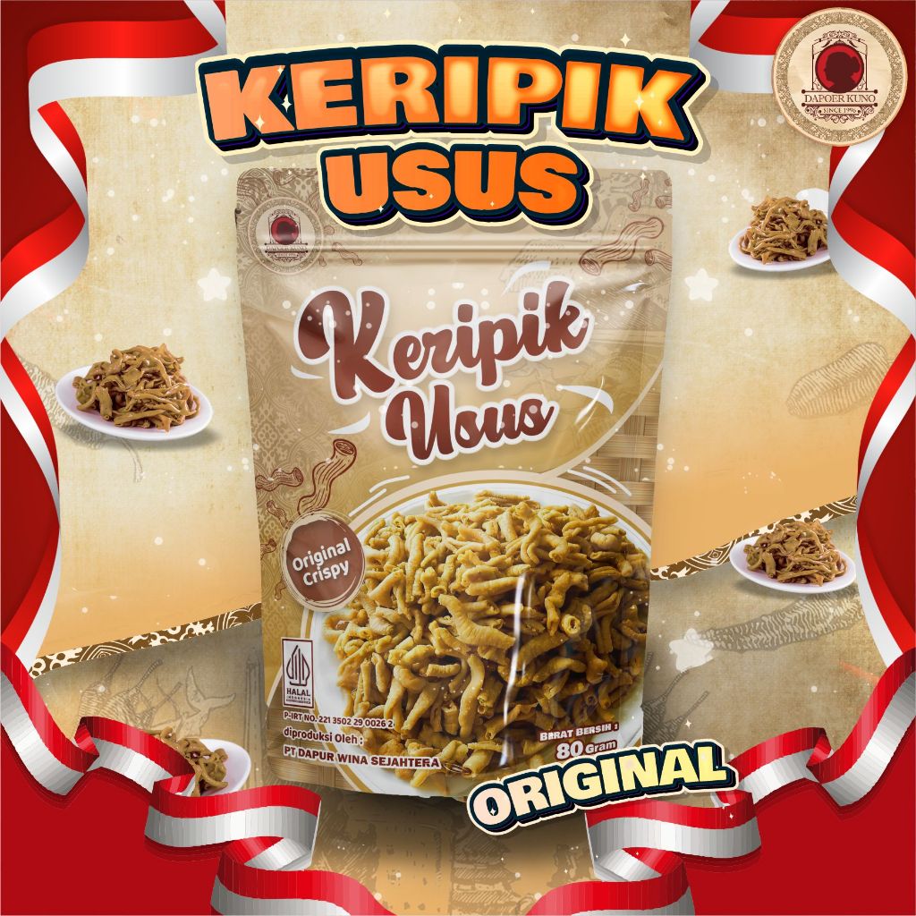 

Dapoer Kuno - Keripik Usus Original 80gr