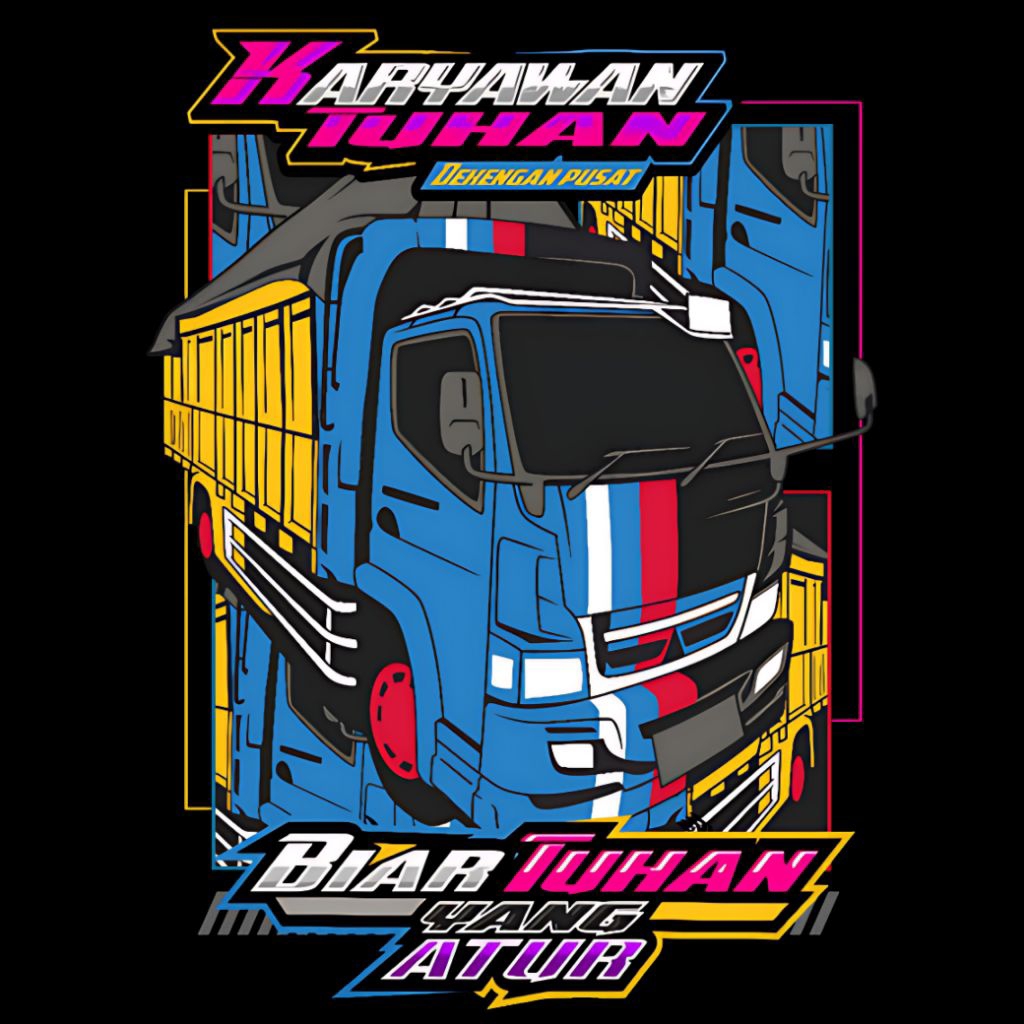 Kaos Baju Tshirt Unisex Anak Cowok Laki Laki Pria Cewek Perempuan Wanita Dewasa Remaja Driver Bos Mu