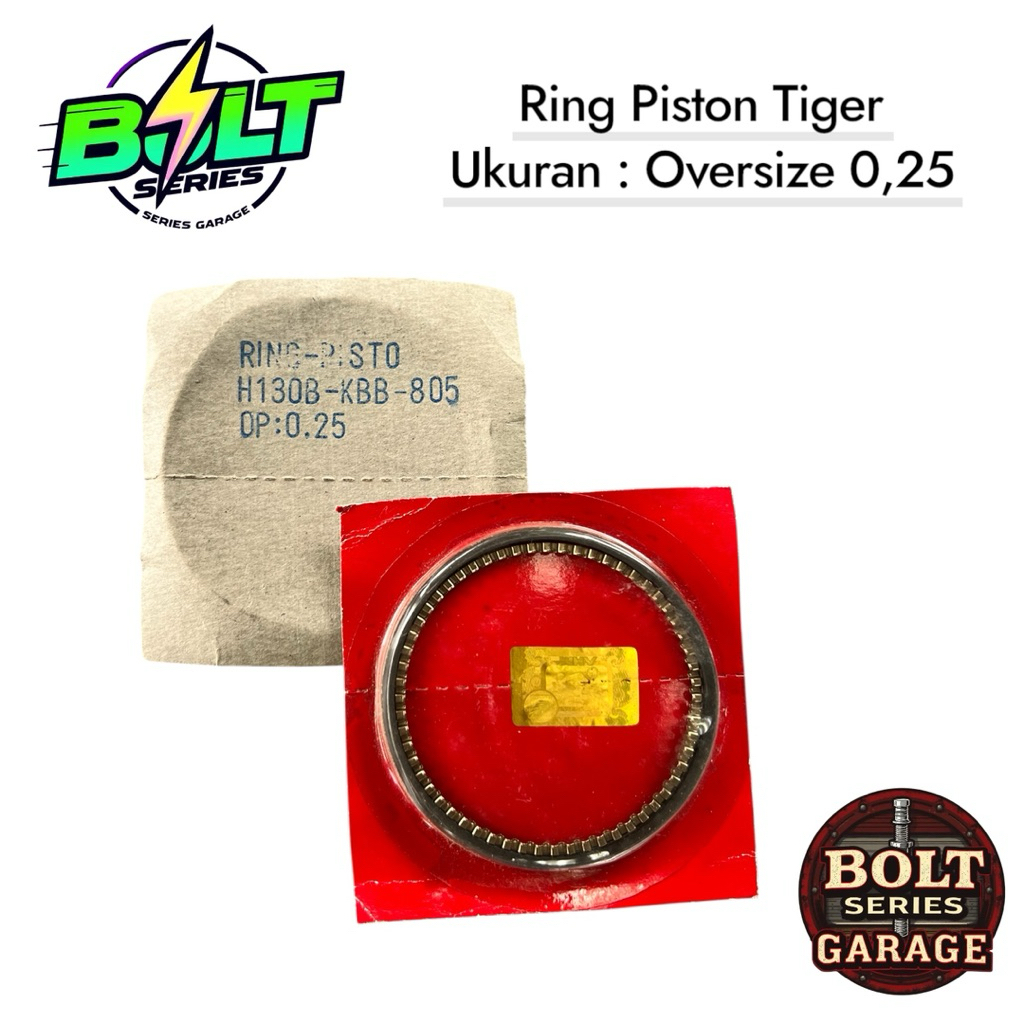 RING PISTON HONDA TIGER ORIGINAL – OVERSIZE 0.25 & 0.50