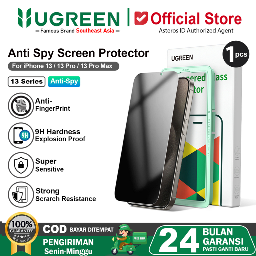 UGREEN Tempered Glass Anti Spy For iPhone 13 13 Pro 13 Pro Max  Full Screen Protector