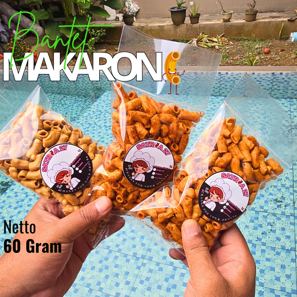 

Makroni Bantet Extra Pedas Original 60gr