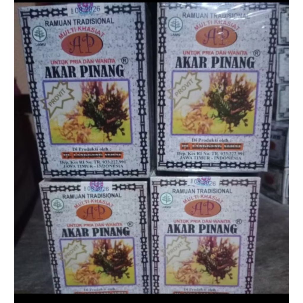 herbal jamu serbuk akar pinang