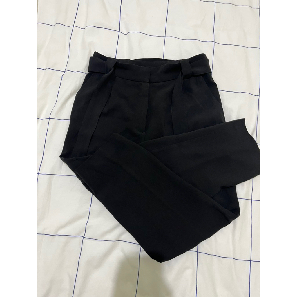 H&M black ankle 7/8 trouser pants