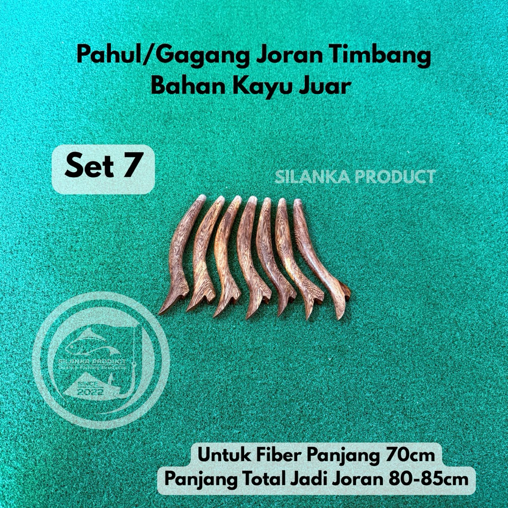 Pahul Sepatu untuk Joran Timbang/Jerpon 80cm / kayu Juar pilihan premium