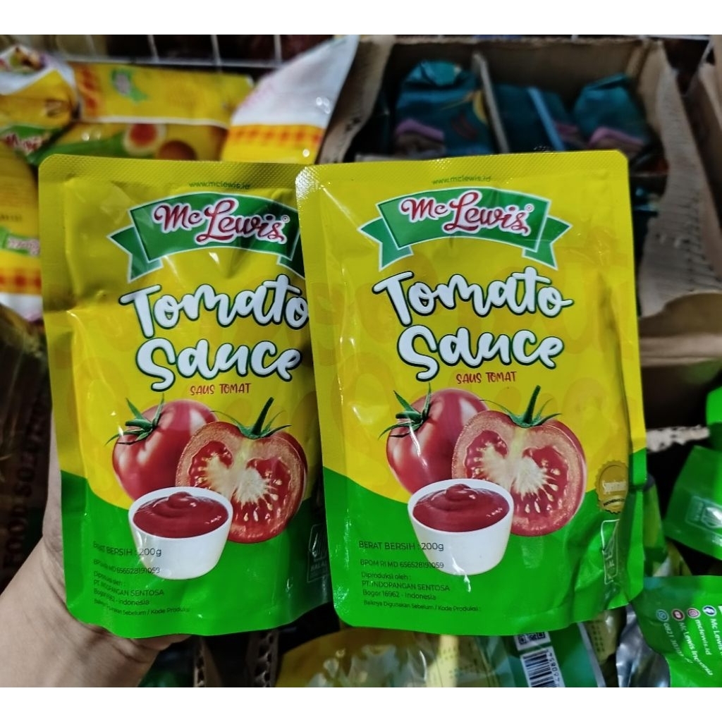

Mc lewis saus tomat premium pack 200gram