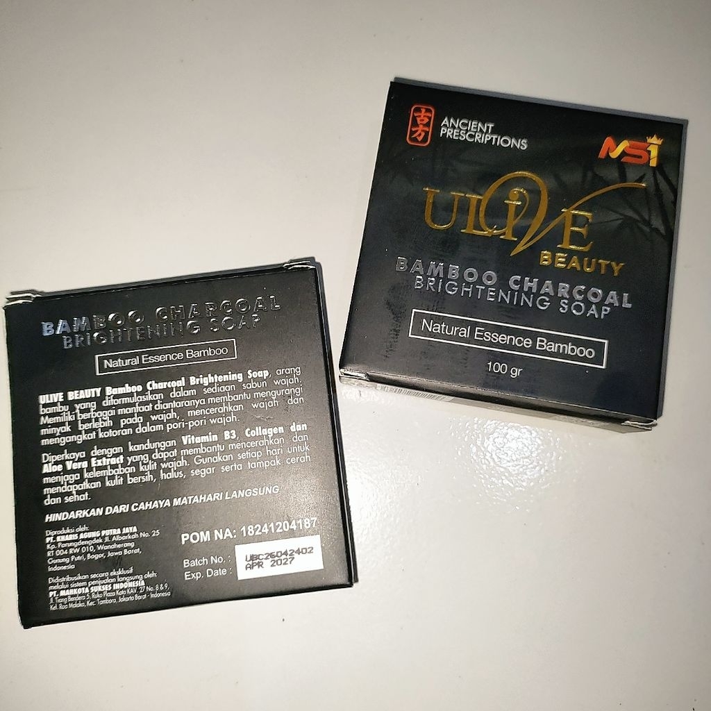 SABUN BAMBOO CHARCOAL ULIVE [BPOM] ORIGINAL