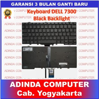 Keyboard Dell Latitude 7300 5300 Black Backlight