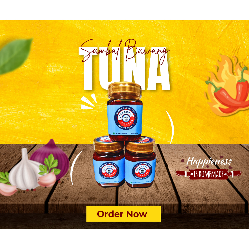 

SITOSAKU Sambel Bawang Tuna 150gr