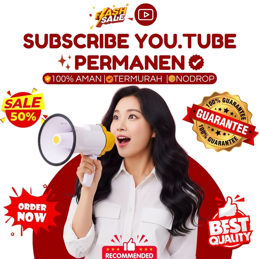 Terlaris  | Subs Subscriber Permanen Tambah Subscriber Penambah Subscriber