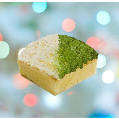 

CAKE YUMMY KEJU DENGAN TOPPING MATCHA CRUNCHY DAN BUTTER KEJU (UKURAN CAKE 10 CM X 10 CM)