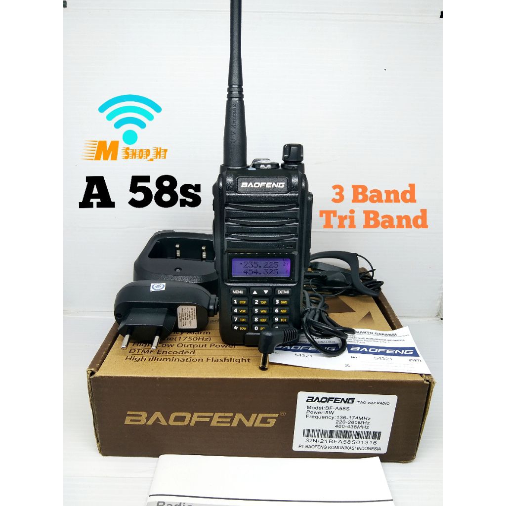 HT BAOFENG A58s tri band original