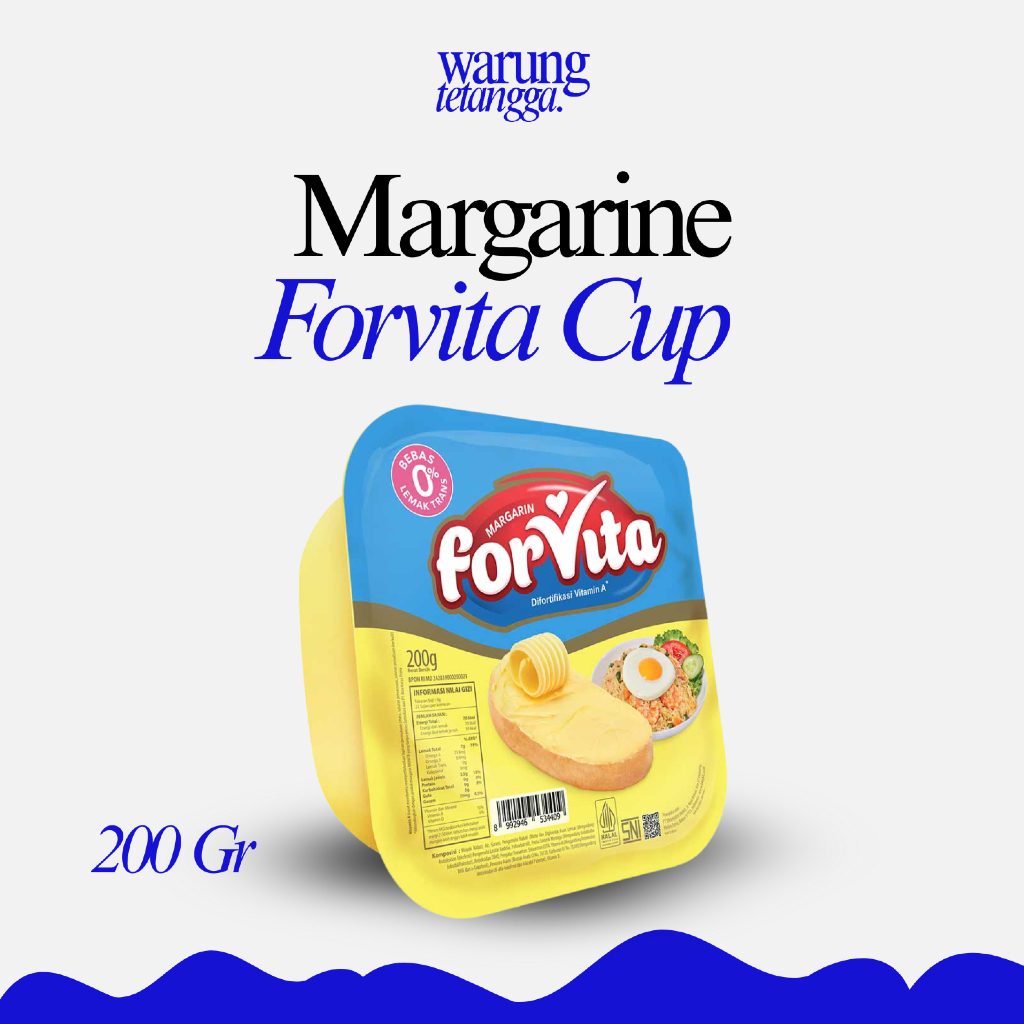 

MARGARINE FORVITA 200GR CUP