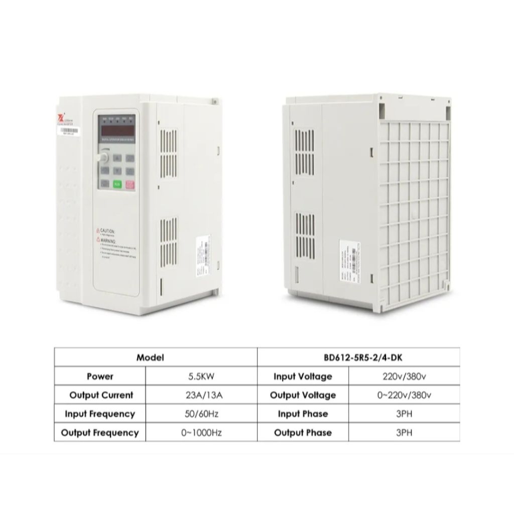 Inverter Fuling 5,5kw 220v untuk spindle 4,5kw